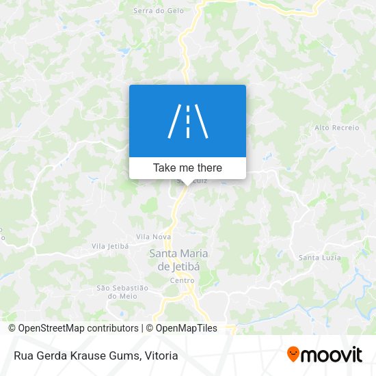 Rua Gerda Krause Gums map