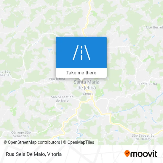 Rua Seis De Maio map