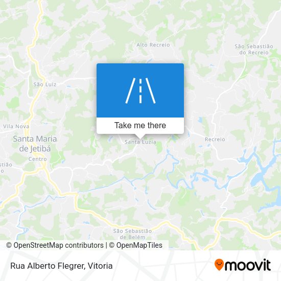 Rua Alberto Flegrer map