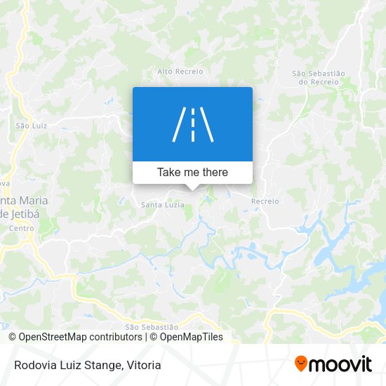 Rodovia Luiz Stange map