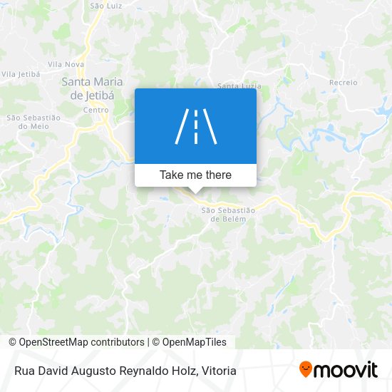 Rua David Augusto Reynaldo Holz map