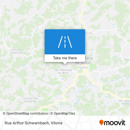 Rua Arthur Schwambach map