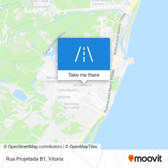 Rua Projetada B1 map