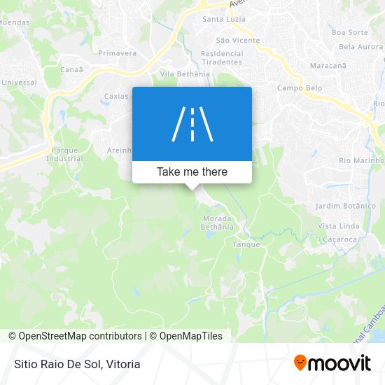 Sitio Raio De Sol map