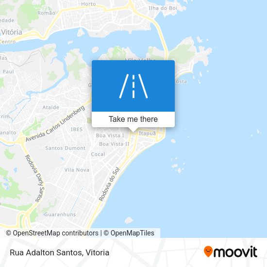 Rua Adalton Santos map