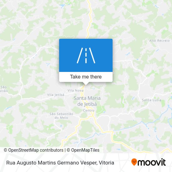 Rua Augusto Martins Germano Vesper map