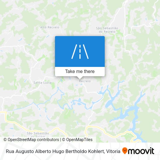 Rua Augusto Alberto Hugo Bertholdo Kohlert map