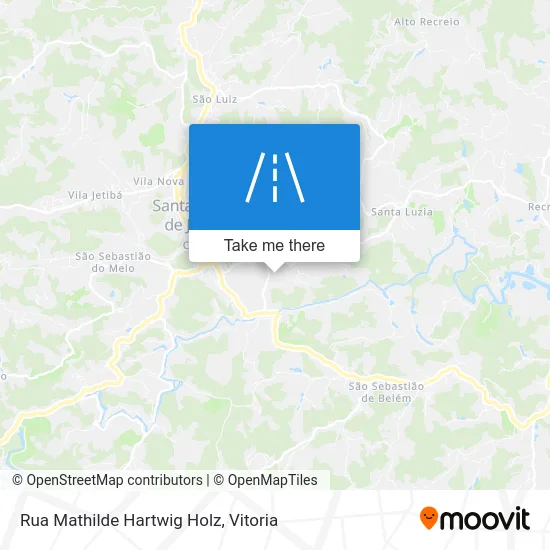 Rua Mathilde Hartwig Holz map