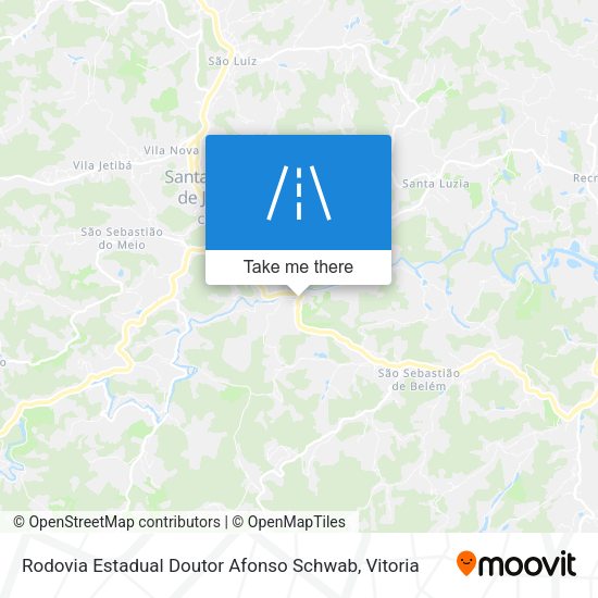 Rodovia Estadual Doutor Afonso Schwab map
