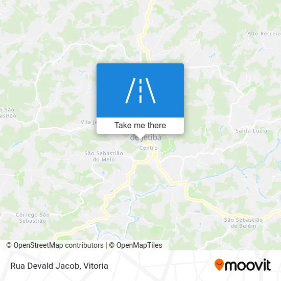 Rua Devald Jacob map
