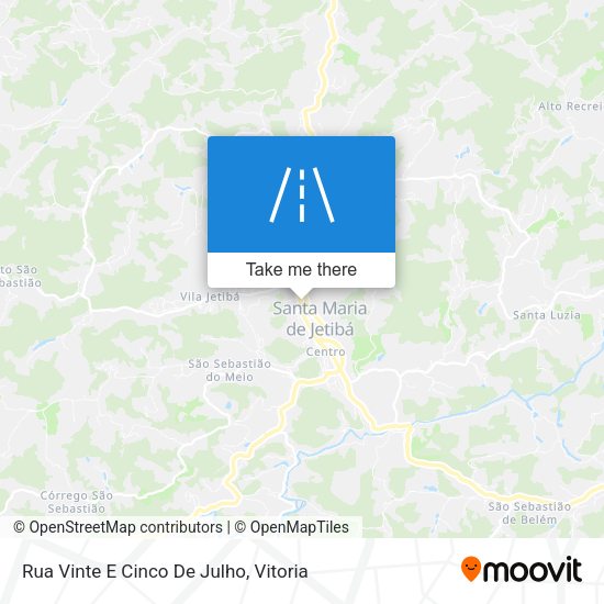 Rua Vinte E Cinco De Julho map