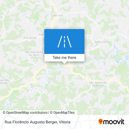 Rua Florêncio Augusto Berger map