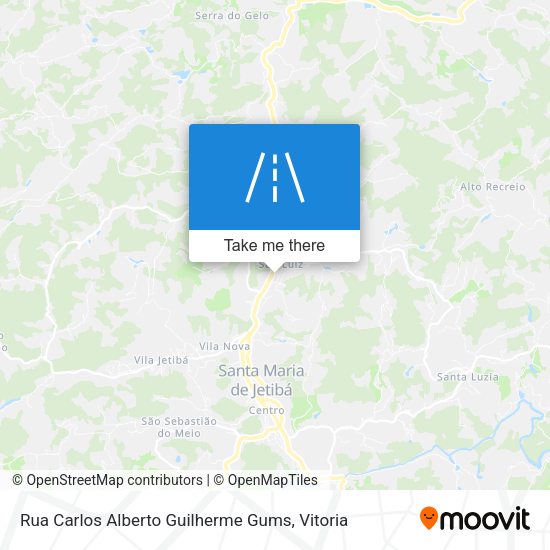 Rua Carlos Alberto Guilherme Gums map