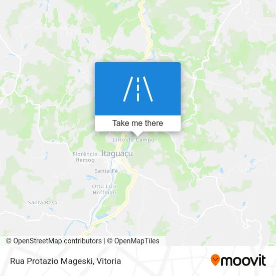 Rua Protazio Mageski map