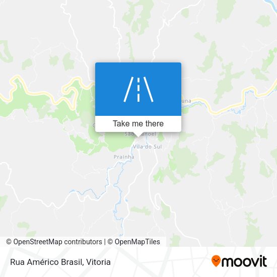 Rua Américo Brasil map