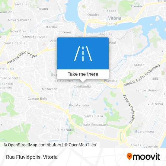 Rua Fluviópolis map