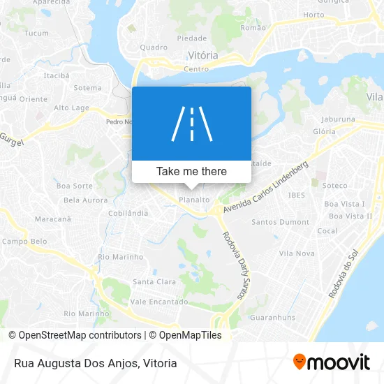 Rua Augusta Dos Anjos map