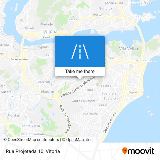 Rua Projetada 10 map