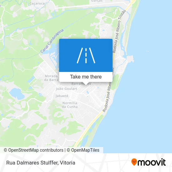 Rua Dalmares Stulffer map