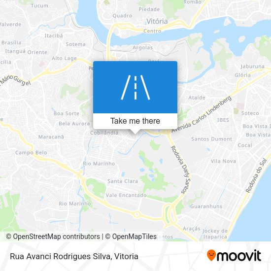 Rua Avanci Rodrigues Silva map