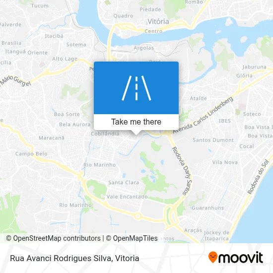 Rua Avanci Rodrigues Silva map