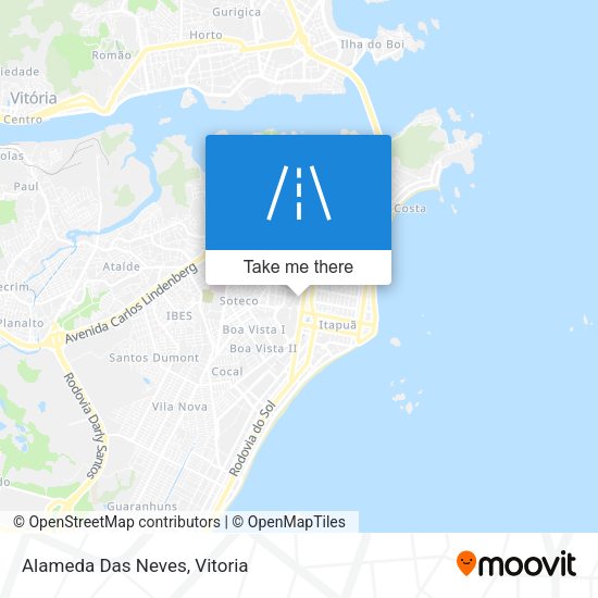 Alameda Das Neves map