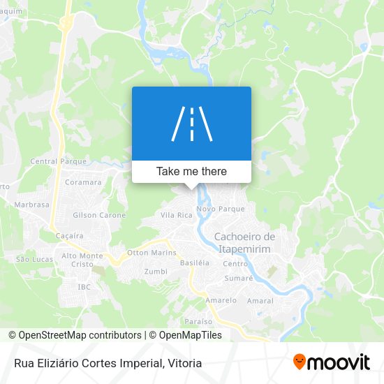 Rua Eliziário Cortes Imperial map