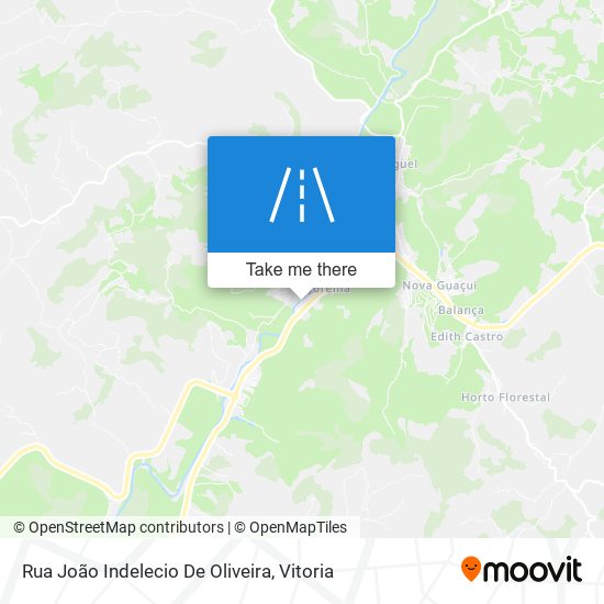 Rua João Indelecio De Oliveira map