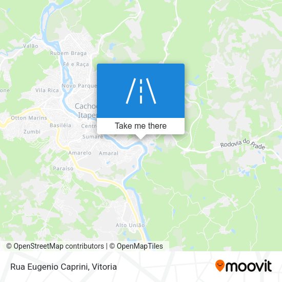 Rua Eugenio Caprini map