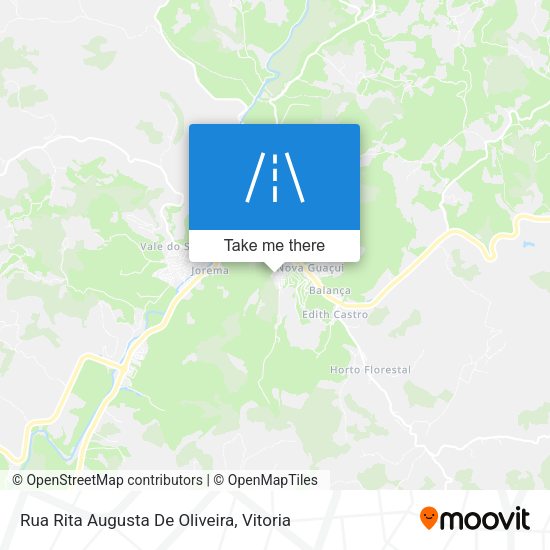 Rua Rita Augusta De Oliveira map