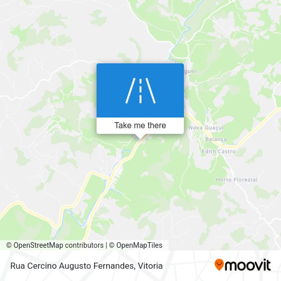 Rua Cercino Augusto Fernandes map