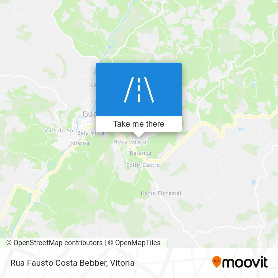 Rua Fausto Costa Bebber map