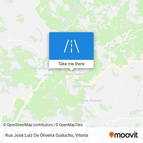 Rua José Luiz De Oliveira Guducho map