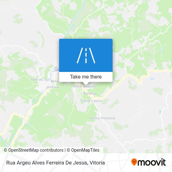 Rua Argeu Alves Ferreira De Jesus map
