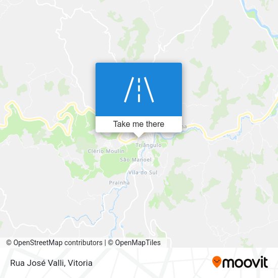 Rua José Valli map