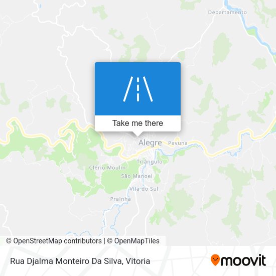 Rua Djalma Monteiro Da Silva map