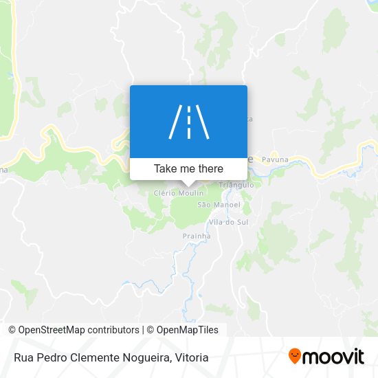 Rua Pedro Clemente Nogueira map