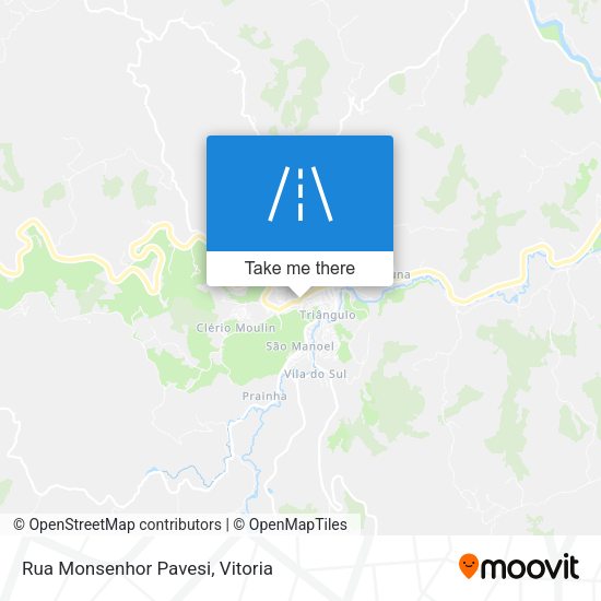 Rua Monsenhor Pavesi map