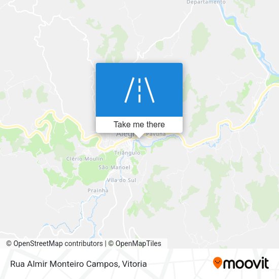 Rua Almir Monteiro Campos map