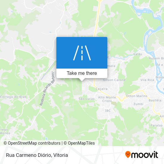 Rua Carmeno Diório map