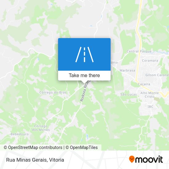 Rua Minas Gerais map