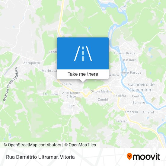 Rua Demétrio Ultramar map