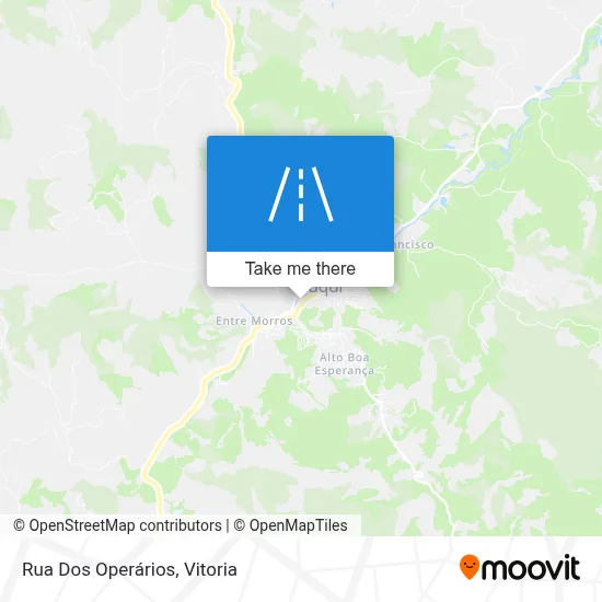 Rua Dos Operários map