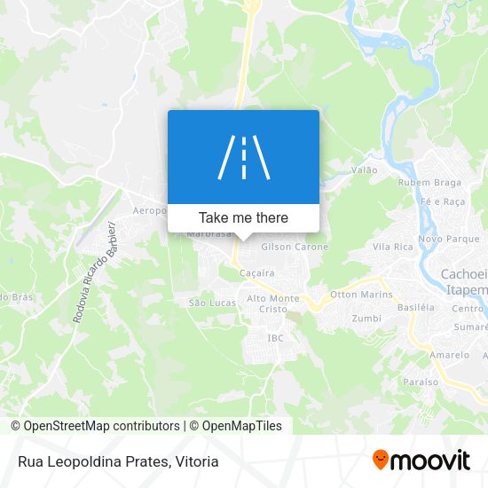 Rua Leopoldina Prates map
