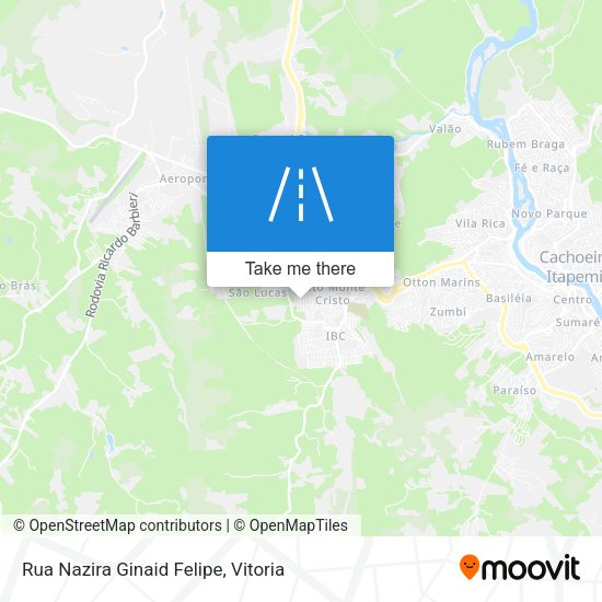Rua Nazira Ginaid Felipe map