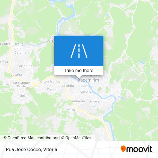 Rua José Cocco map