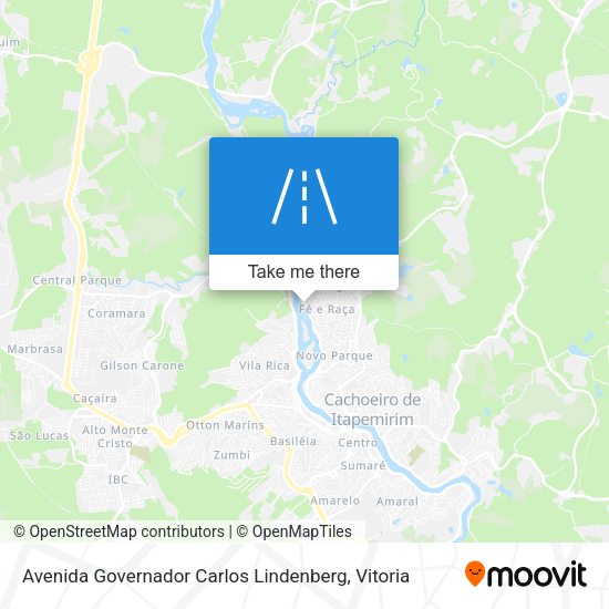 Avenida Governador Carlos Lindenberg map