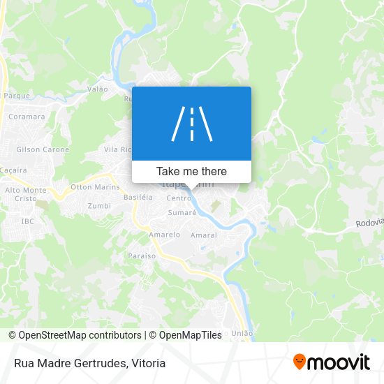 Rua Madre Gertrudes map