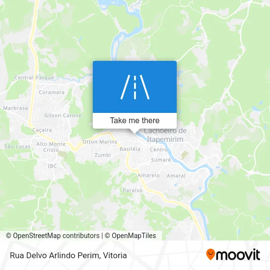 Rua Delvo Arlindo Perim map