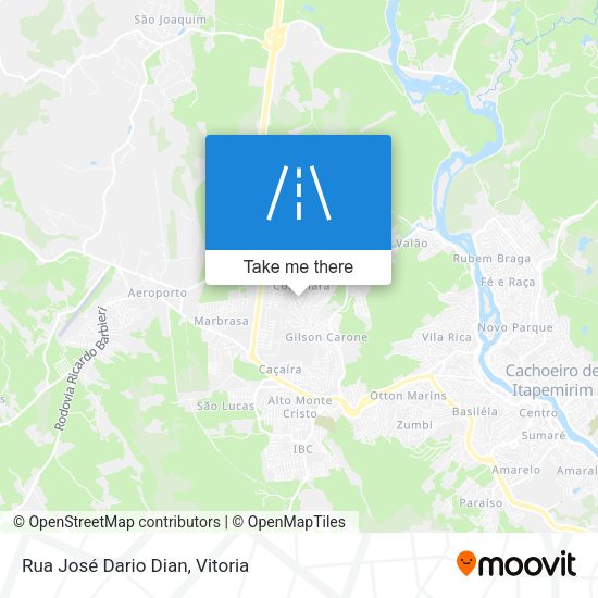 Rua José Dario Dian map